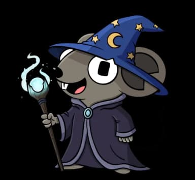 L.F.JOY dressed as a wizard